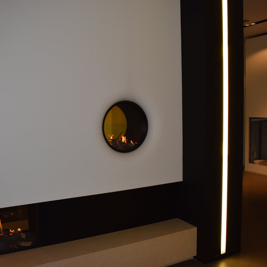 Gashaard Tulp rond B-fire doorkijk, uniek stuk