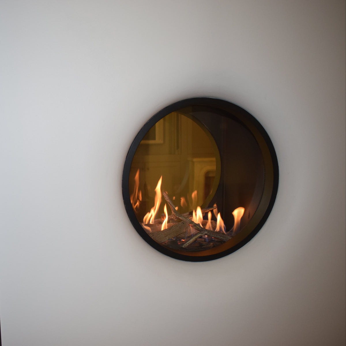 Gashaard Tulp rond B-fire doorkijk, uniek stuk
