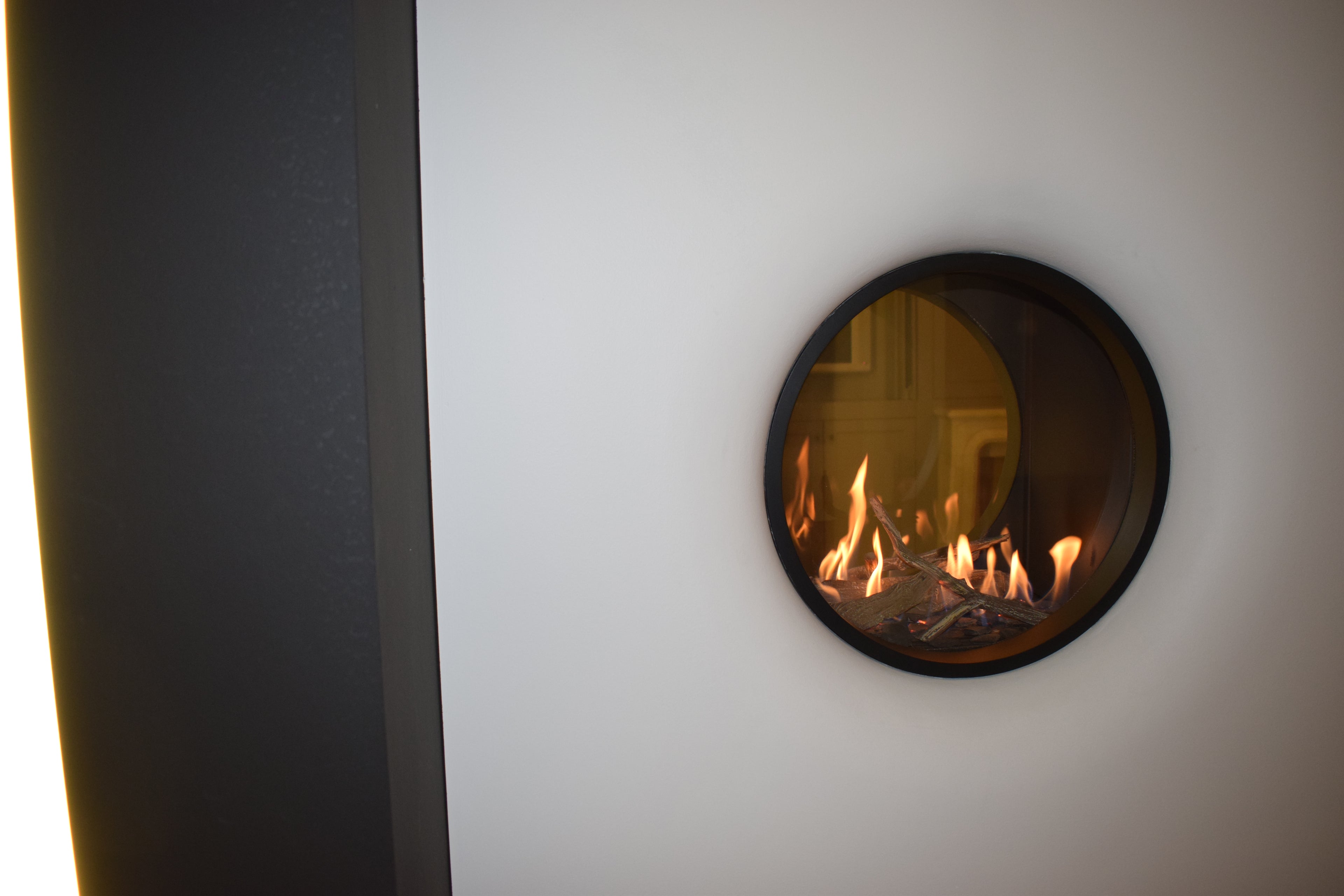 Gashaard Tulp rond B-fire doorkijk, unique stuk