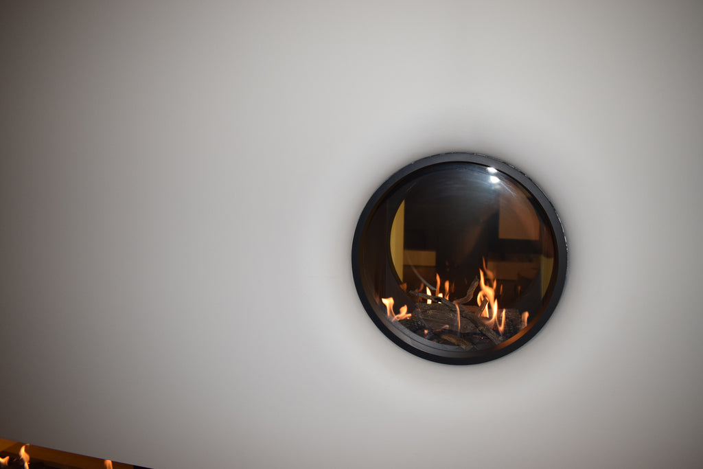 Gashaard Tulp rond B-fire doorkijk, unique stuk