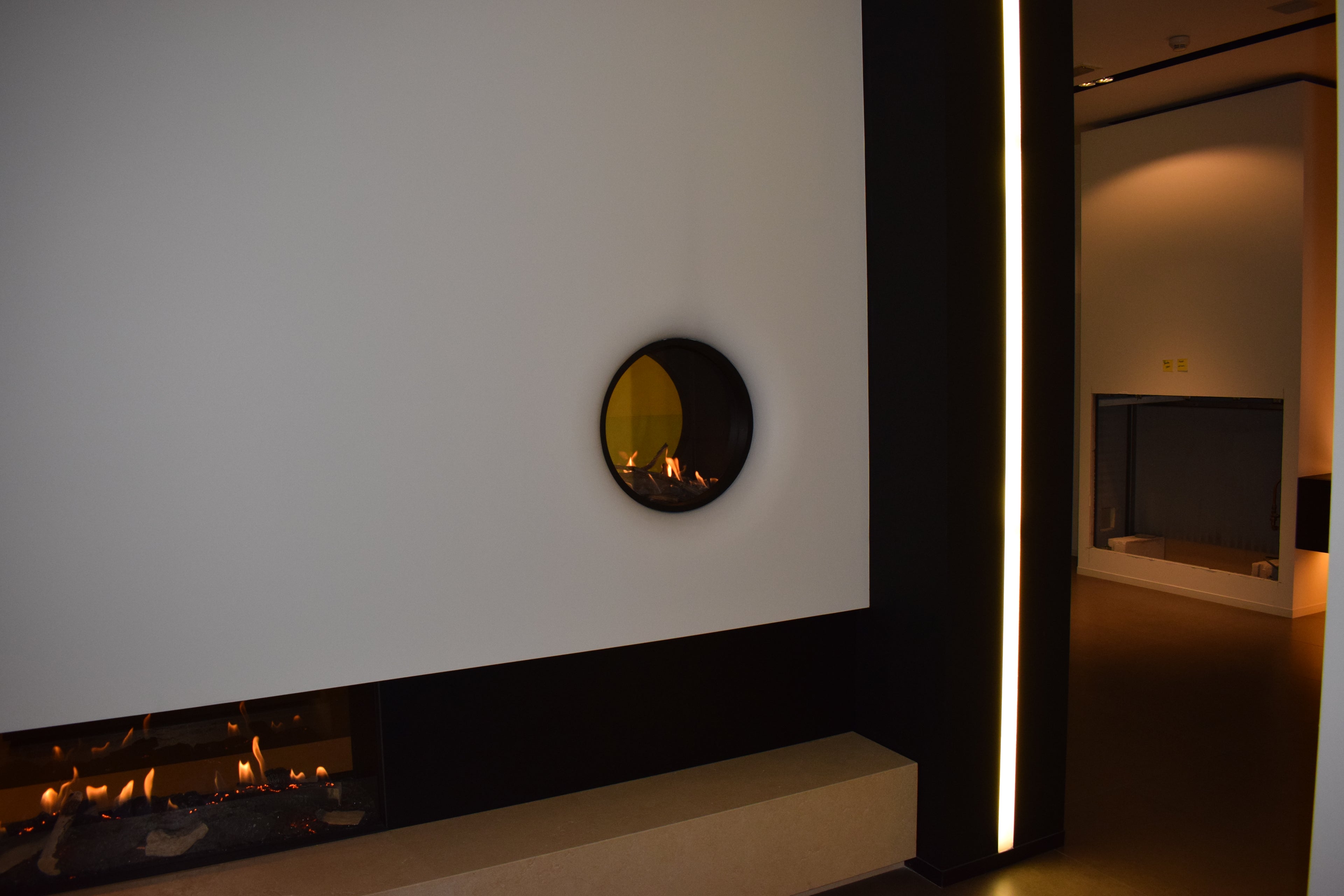 Gashaard Tulp rond B-fire doorkijk, unique stuk