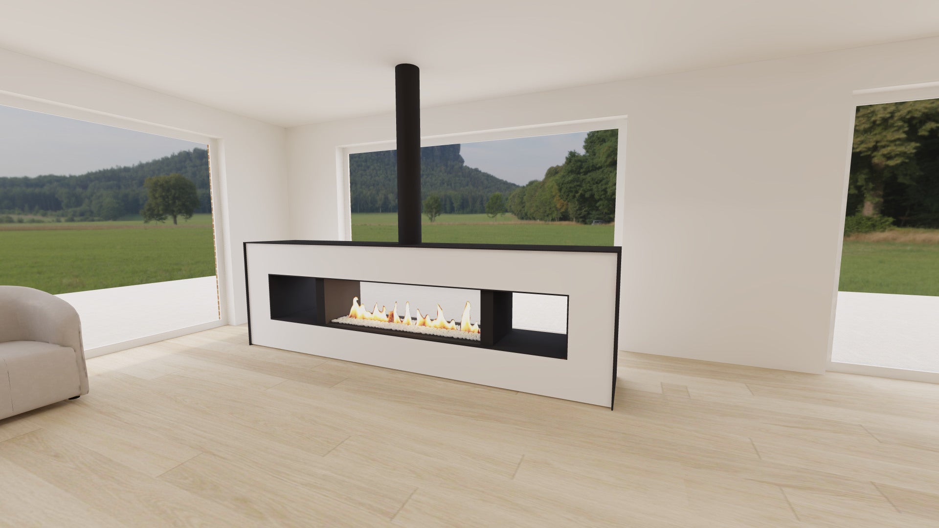 Gashaard M-Design luna diamond 1600 doorkijk