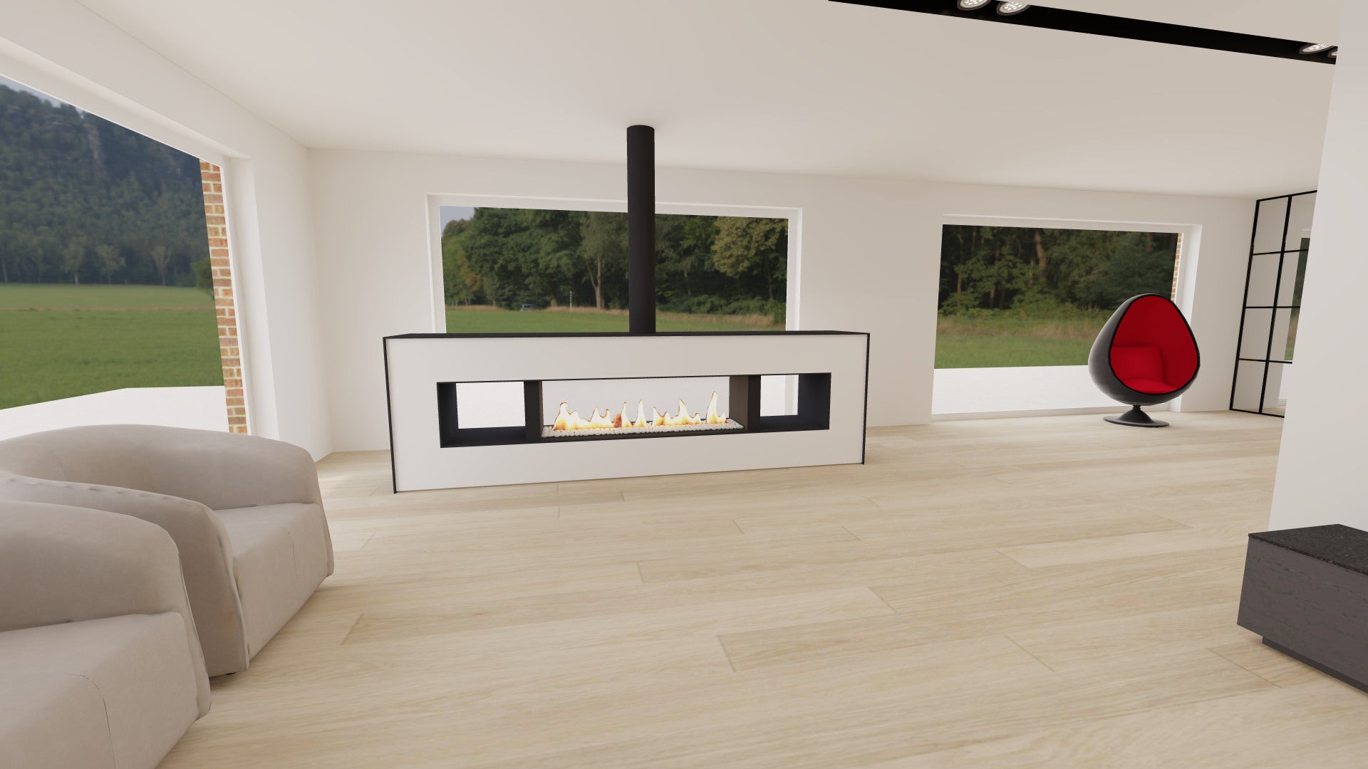 Gashaard M-Design luna diamond 1600 doorkijk