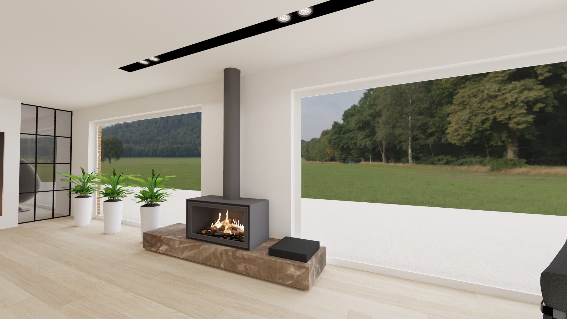 Gashaard Jide carino 16/9, vrije opstelling met bekleding